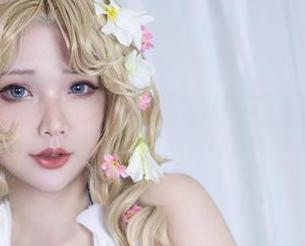 最新的Hana Bunny穿星野爱内衣的cos，真让人无言以对